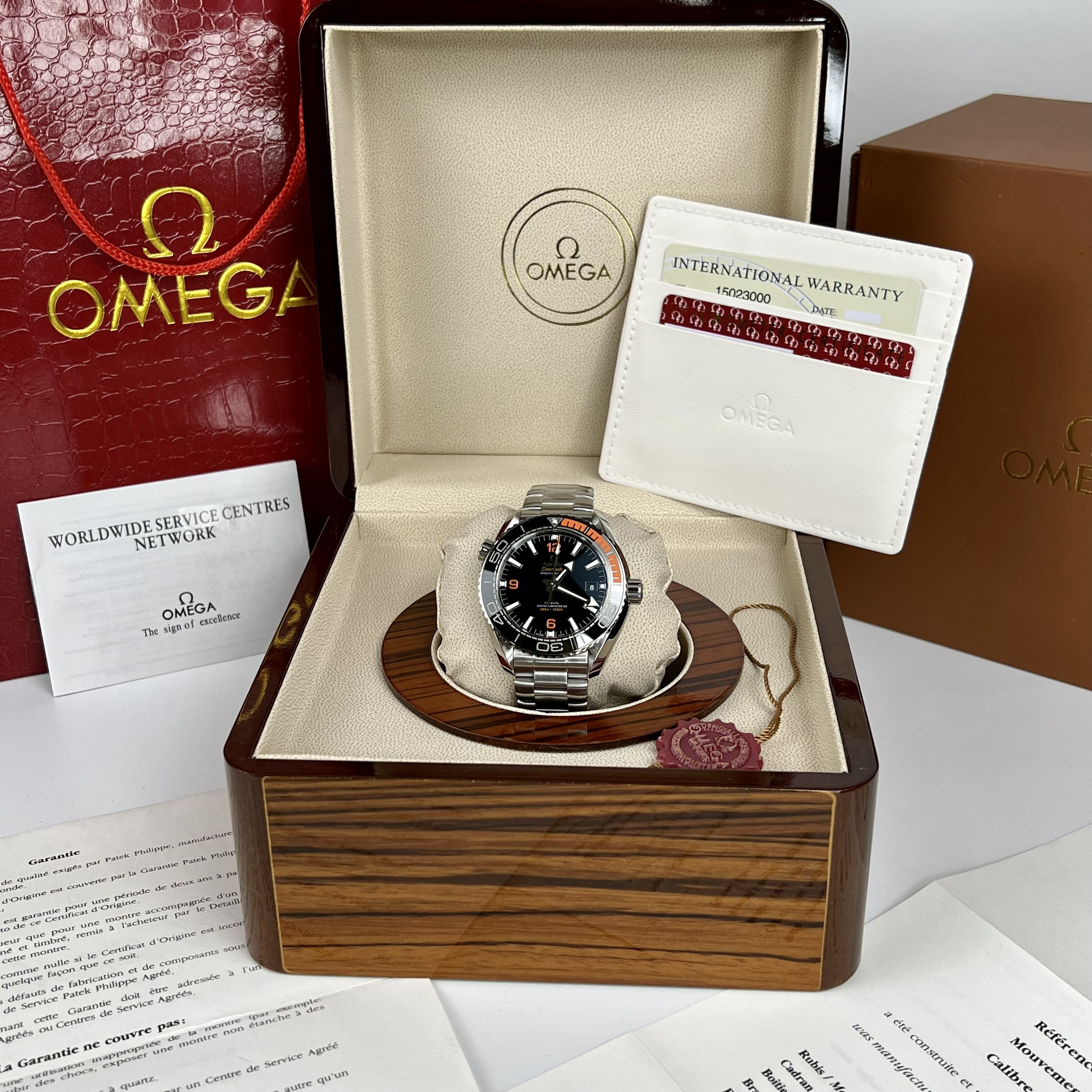 Đồng Hồ Nam Omega Seamaster Planet Ocean Replica 11 Cao Cấp Nhất Size 43.5mm