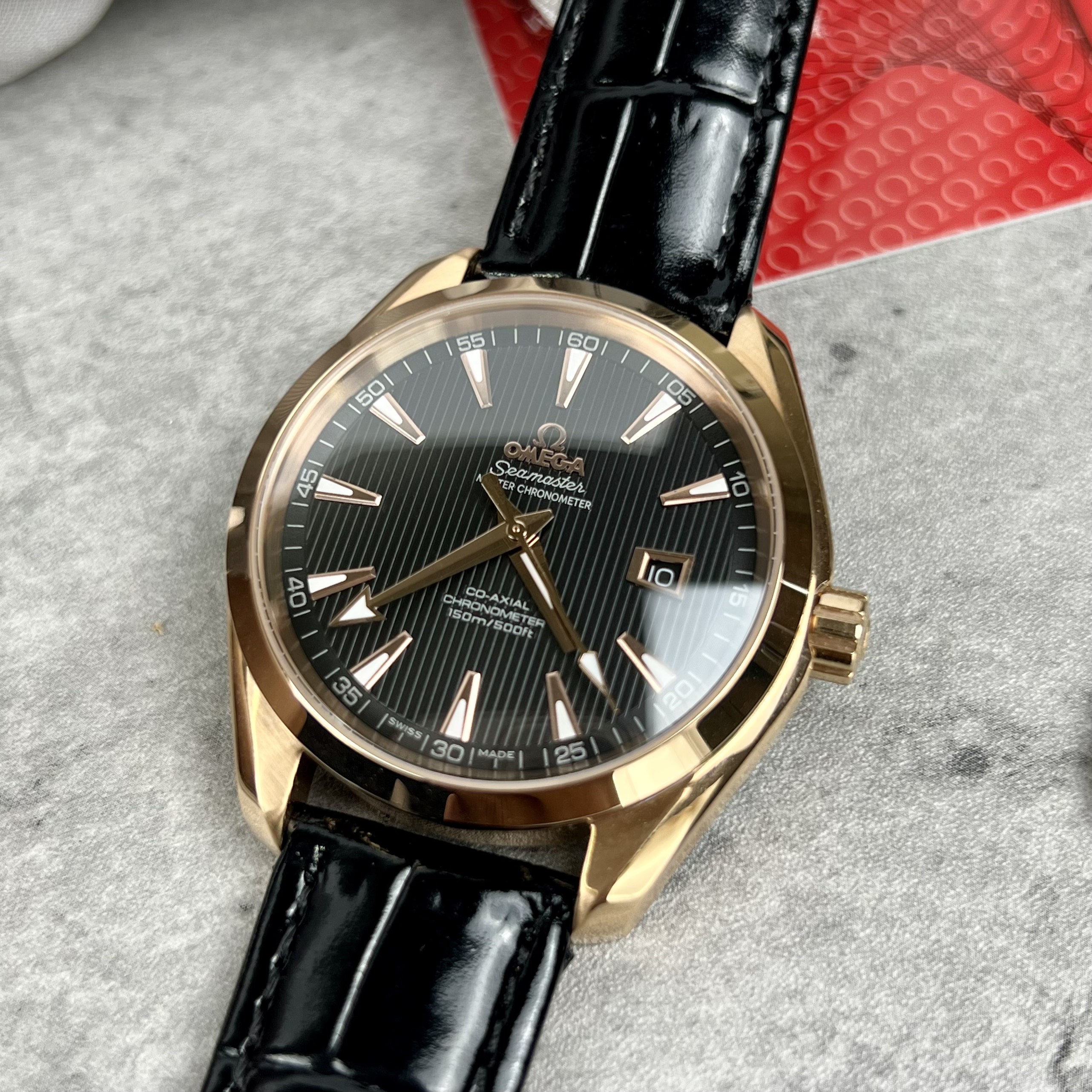 Đồng hồ Nam Omega Seamaster Fake 1:1 Máy Cơ Thụy Sỹ Cao Cấp Nhất Size 38.5mm