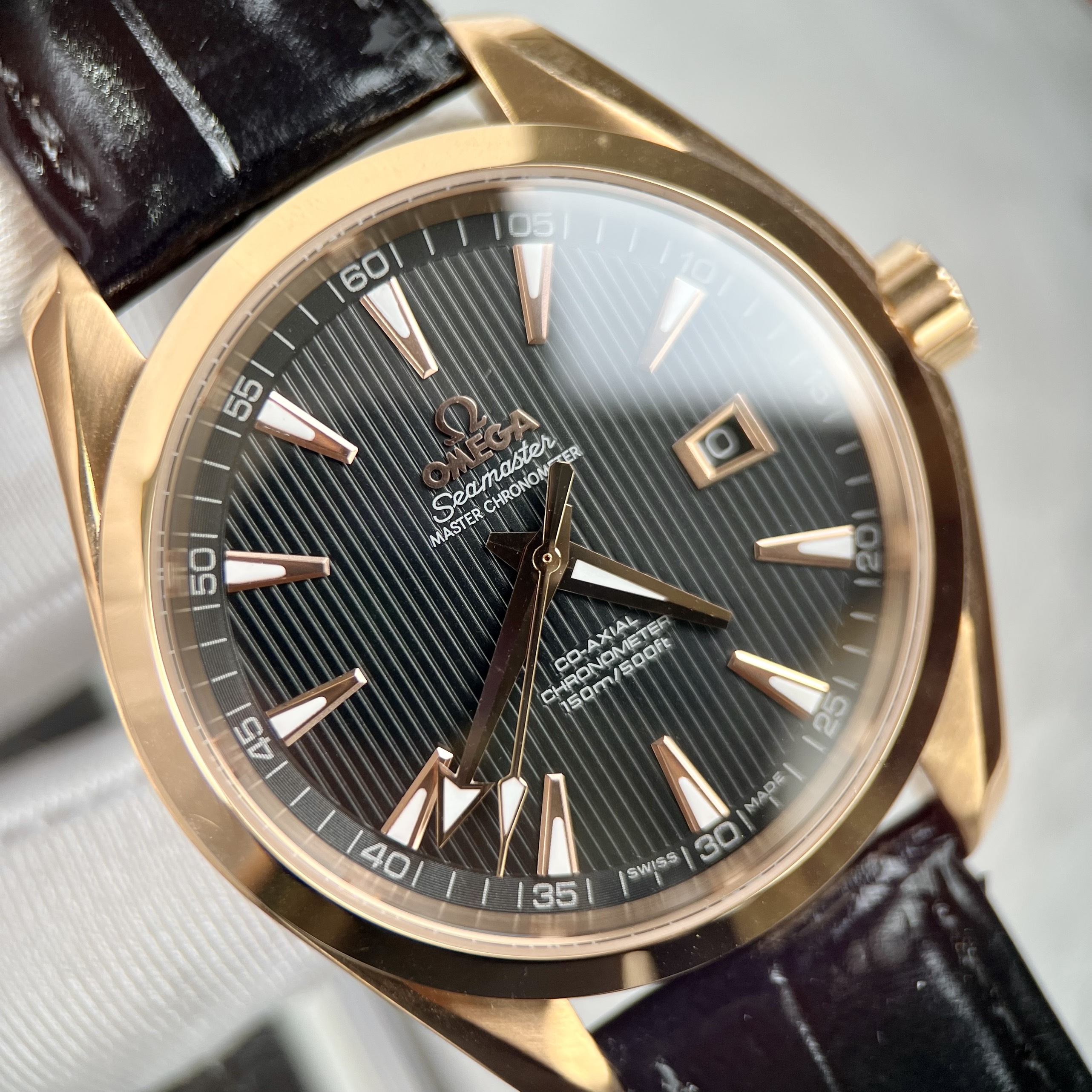 Đồng hồ Nam Omega Seamaster Fake 1:1 Máy Cơ Thụy Sỹ Cao Cấp Nhất Size 38.5mm