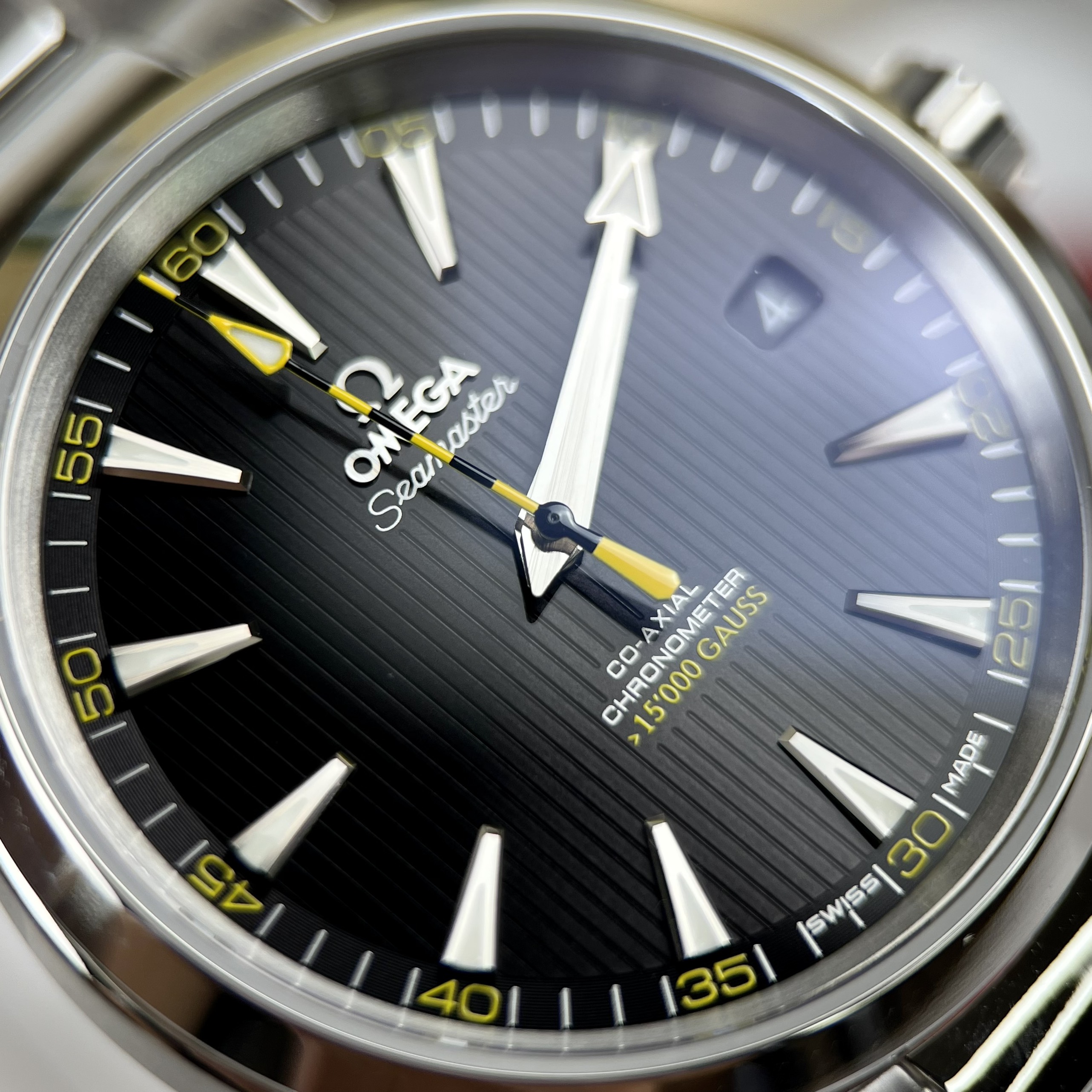 Đồng Hồ Nam Omega Seamaster Aqua Terra Replica 11 Automatic Thuỵ Sỹ Cao Cấp Mặt Đen 41mm