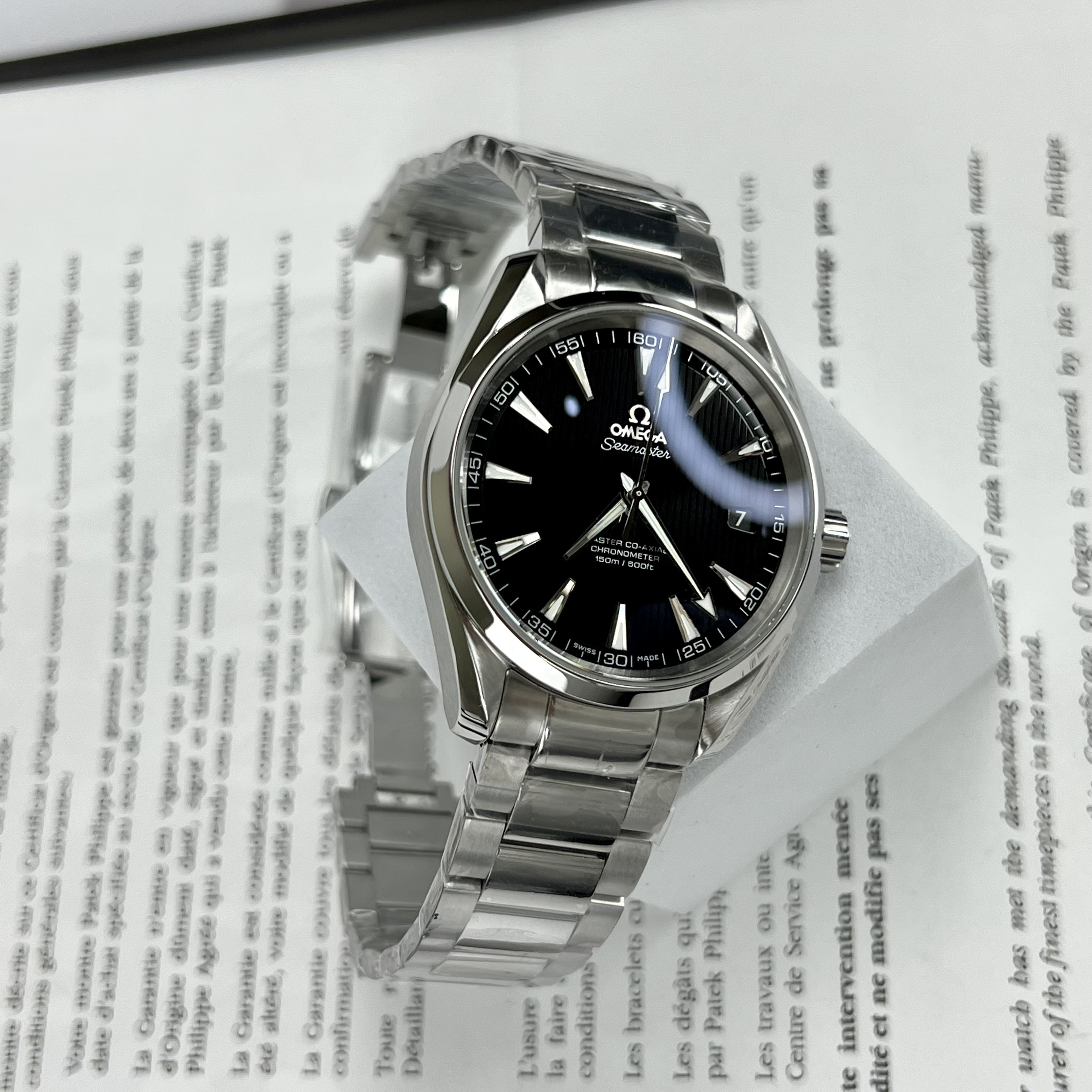 Đồng Hồ Nam Omega Seamaster Aqua Terra Replica 11 Automatic Thuỵ Sỹ Mặt Đen 41mm