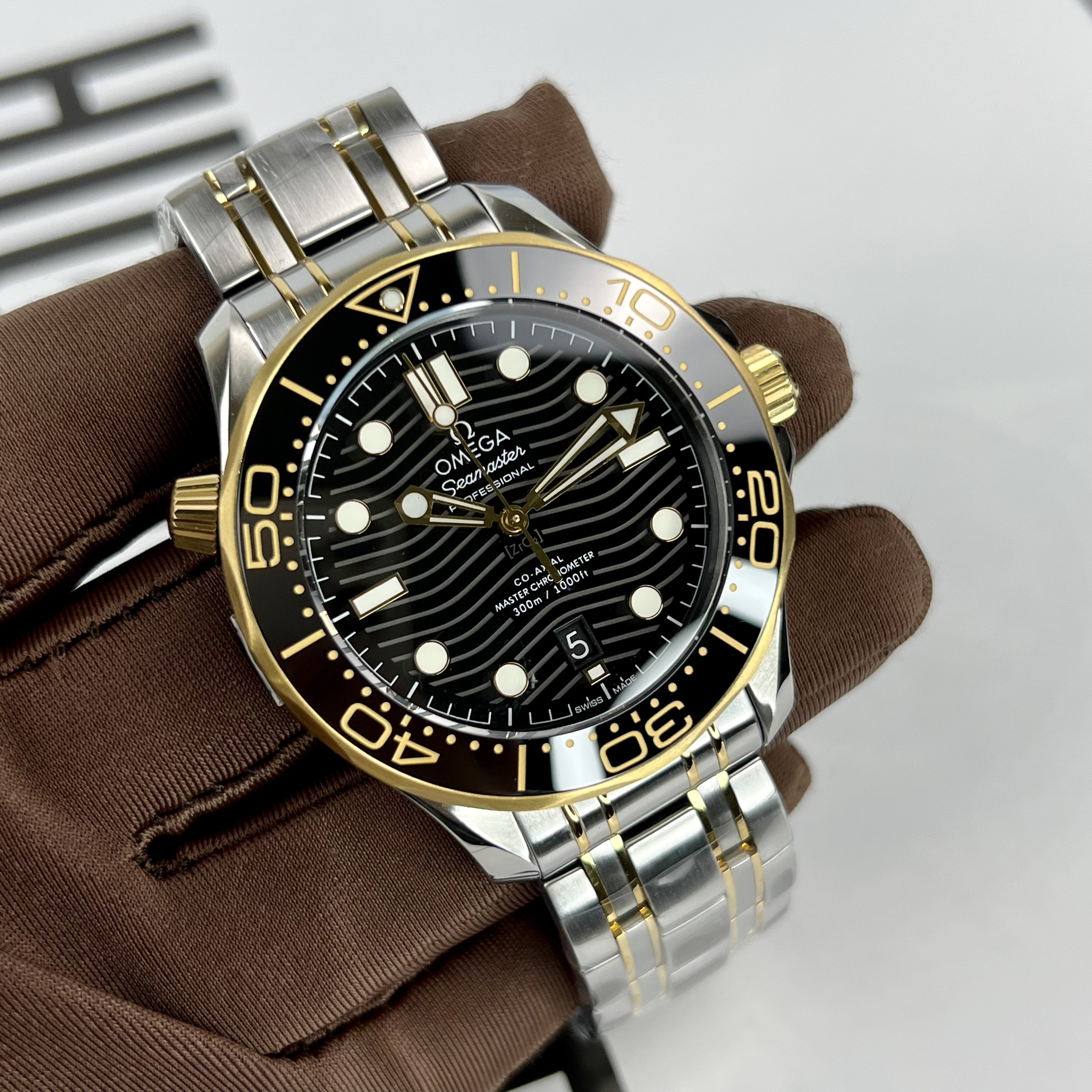 Đồng Hồ Nam Omega Seamaster Diver 300M Replica Cao Cấp Việt Vàng Ta 42mm