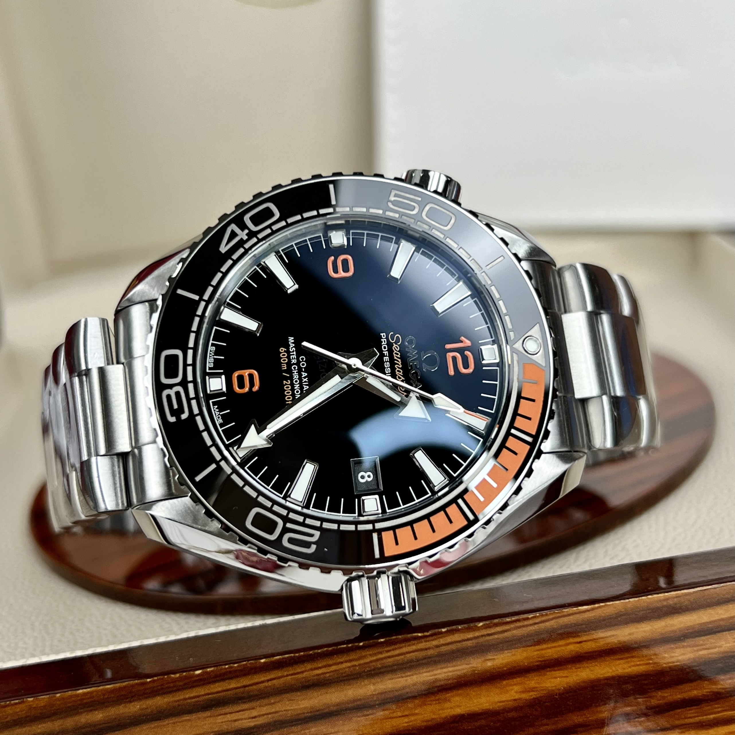 Đồng Hồ Nam Omega Seamaster Planet Ocean Replica 11 Cao Cấp Nhất Size 43.5mm